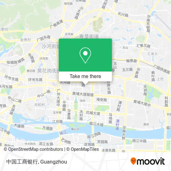 中国工商银行 map