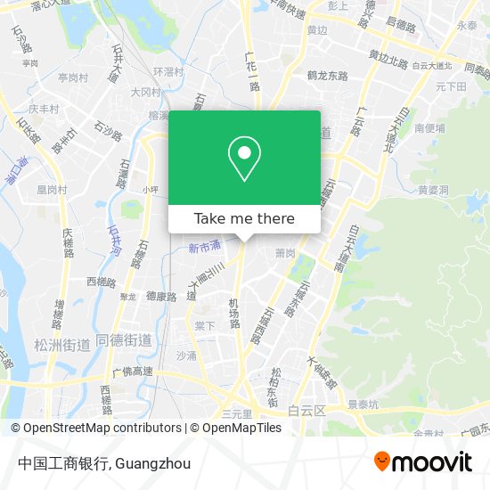 中国工商银行 map