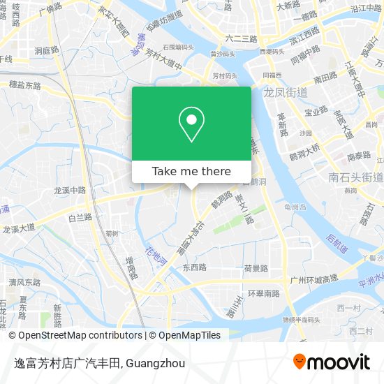 逸富芳村店广汽丰田 map