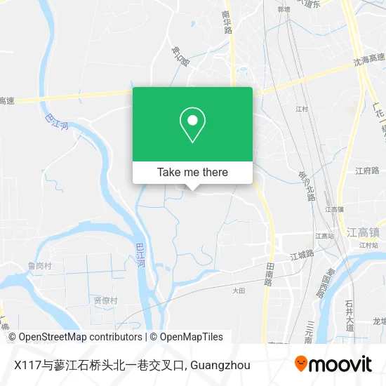 X117与蓼江石桥头北一巷交叉口 map