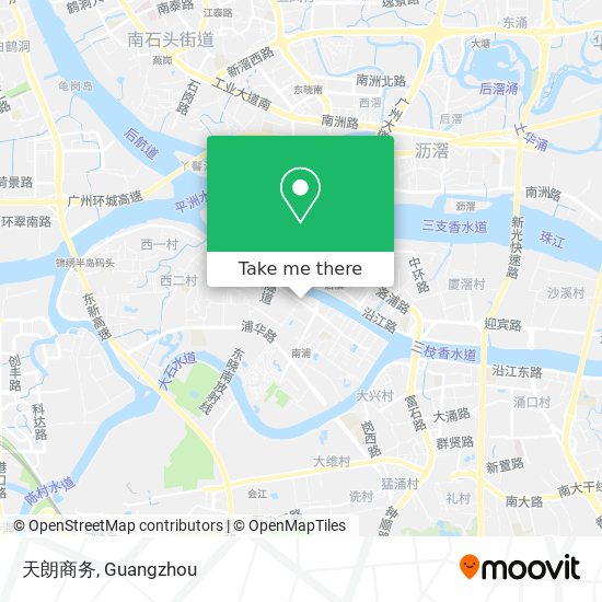 天朗商务 map