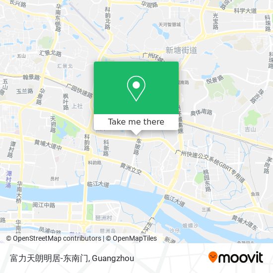 富力天朗明居-东南门 map