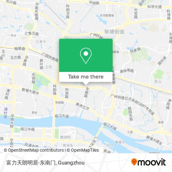 富力天朗明居-东南门 map