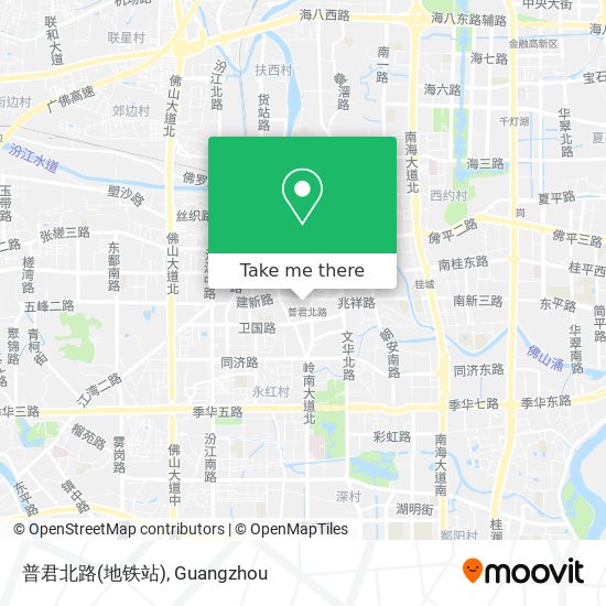 普君北路(地铁站) map