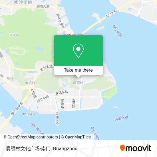 鹿颈村文化广场-南门 map