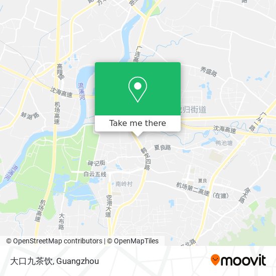 大口九茶饮 map