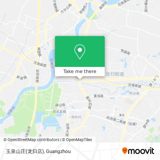 玉泉山庄(龙归店) map