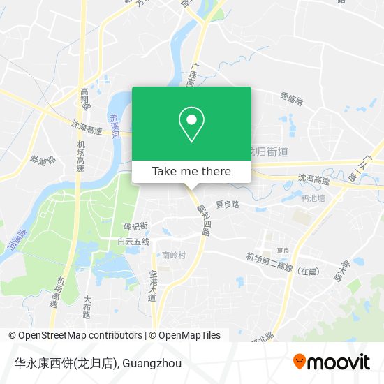 华永康西饼(龙归店) map