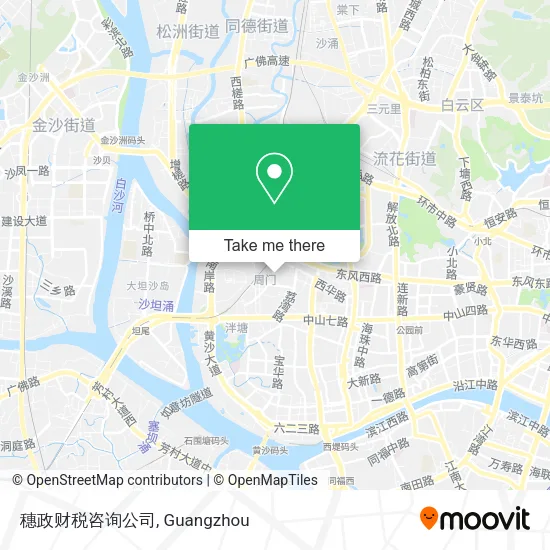 穗政财税咨询公司 map
