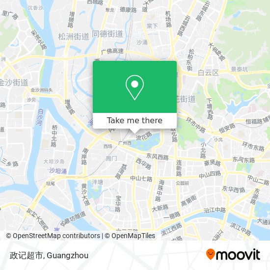 政记超市 map