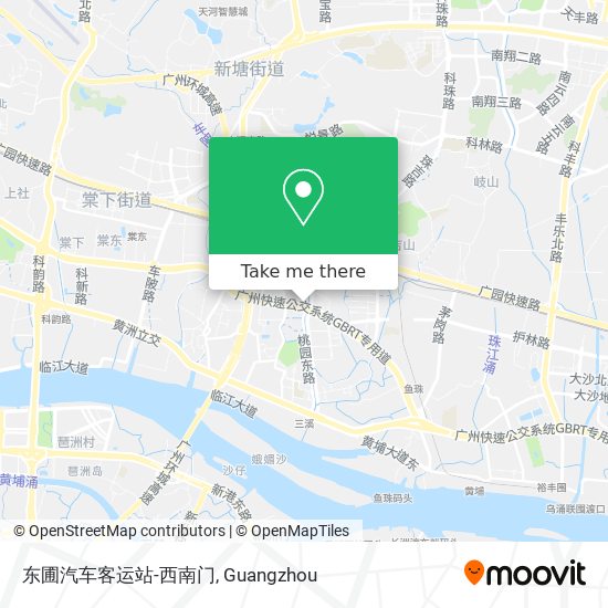 东圃汽车客运站-西南门 map