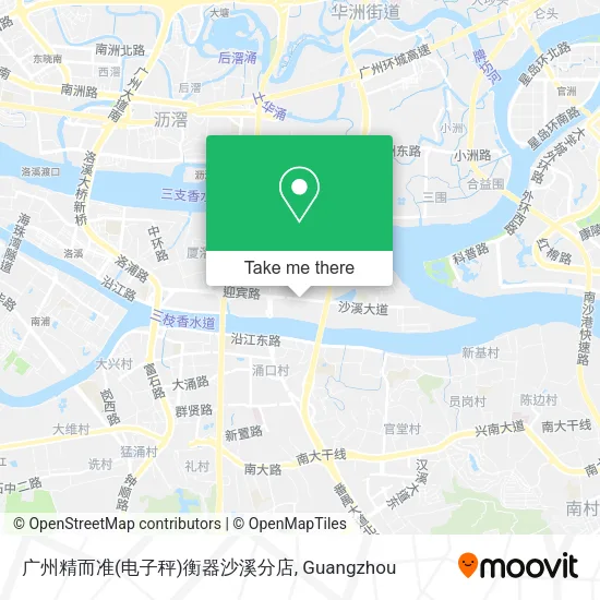 广州精而准(电子秤)衡器沙溪分店 map