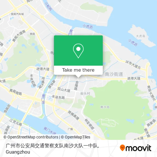 广州市公安局交通警察支队南沙大队一中队 map