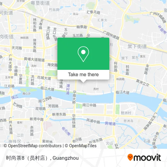 时尚茶8（员村店） map