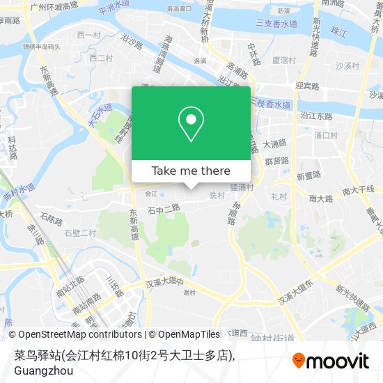 菜鸟驿站(会江村红棉10街2号大卫士多店) map