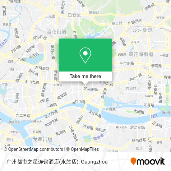 广州都市之星连锁酒店(永胜店) map