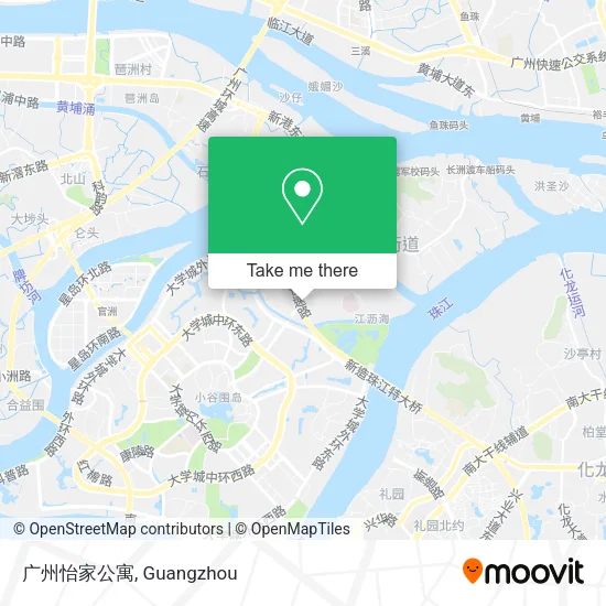 广州怡家公寓 map
