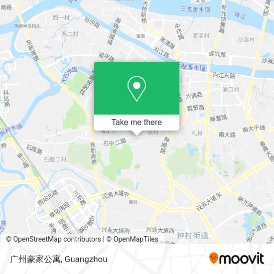 广州豪家公寓 map