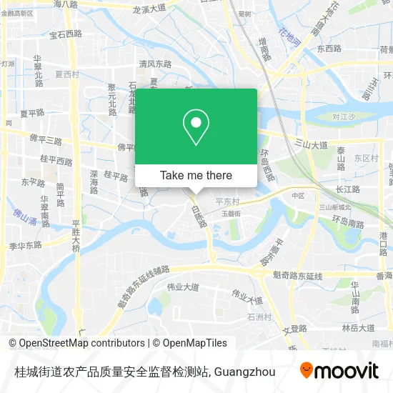 桂城街道农产品质量安全监督检测站 map