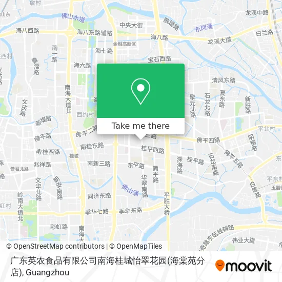广东英农食品有限公司南海桂城怡翠花园(海棠苑分店) map