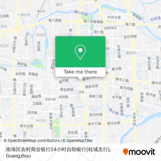 南海区农村商业银行24小时自助银行(桂城支行) map