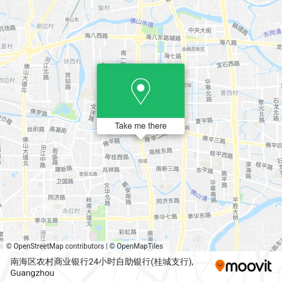 南海区农村商业银行24小时自助银行(桂城支行) map