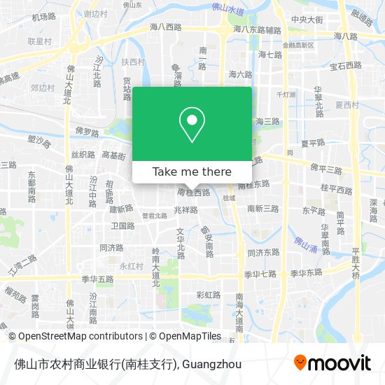 佛山市农村商业银行(南桂支行) map