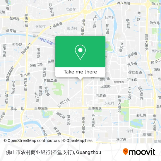 佛山市农村商业银行(圣堂支行) map