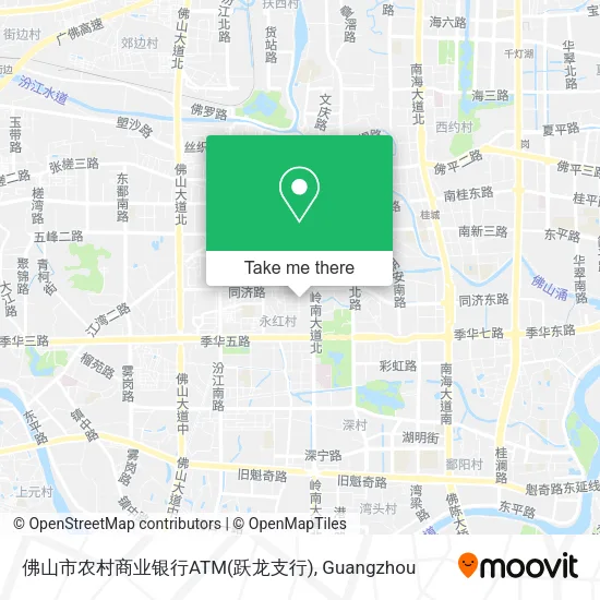 佛山市农村商业银行ATM(跃龙支行) map