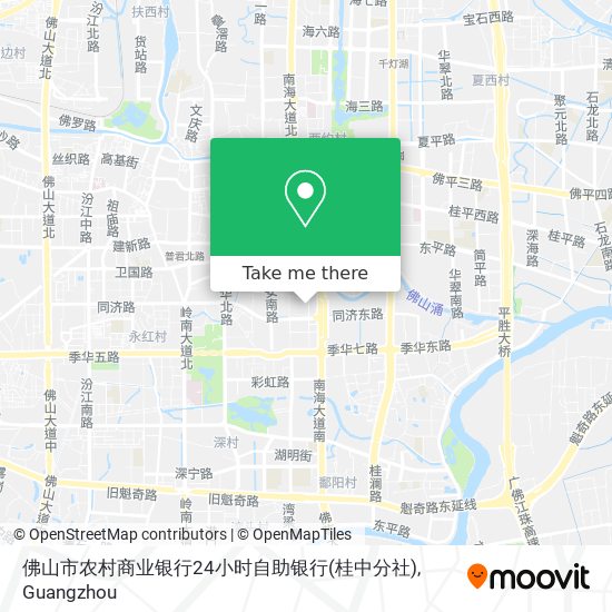 佛山市农村商业银行24小时自助银行(桂中分社) map