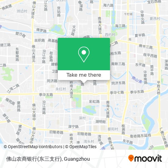 佛山农商银行(东三支行) map