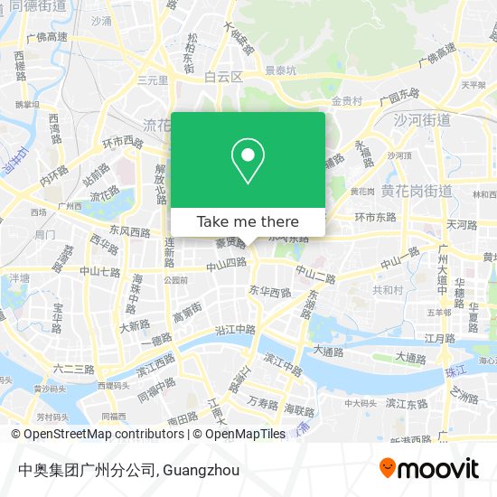 中奥集团广州分公司 map