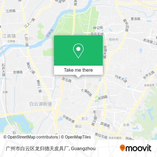 广州市白云区龙归德天皮具厂 map