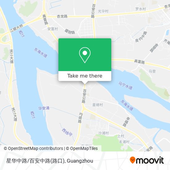 星华中路/百安中路(路口) map