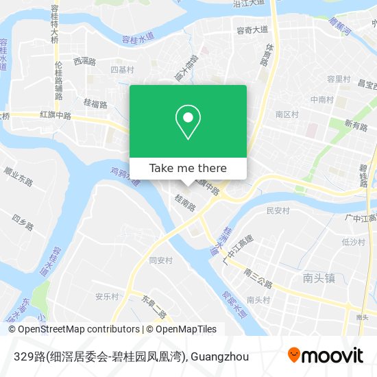 329路(细滘居委会-碧桂园凤凰湾) map