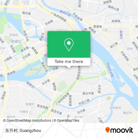 东升村 map