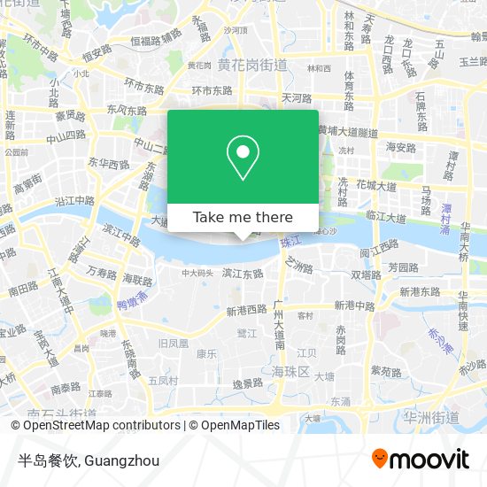 半岛餐饮 map
