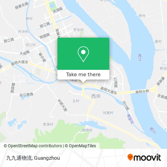 九九通物流 map