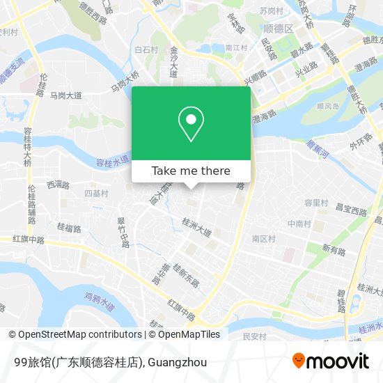 99旅馆(广东顺德容桂店) map