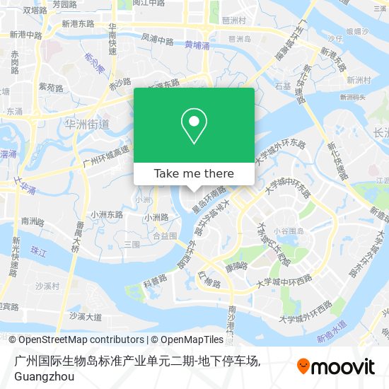 广州国际生物岛标准产业单元二期-地下停车场 map