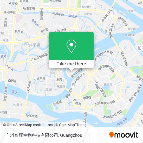 广州奇辉生物科技有限公司 map