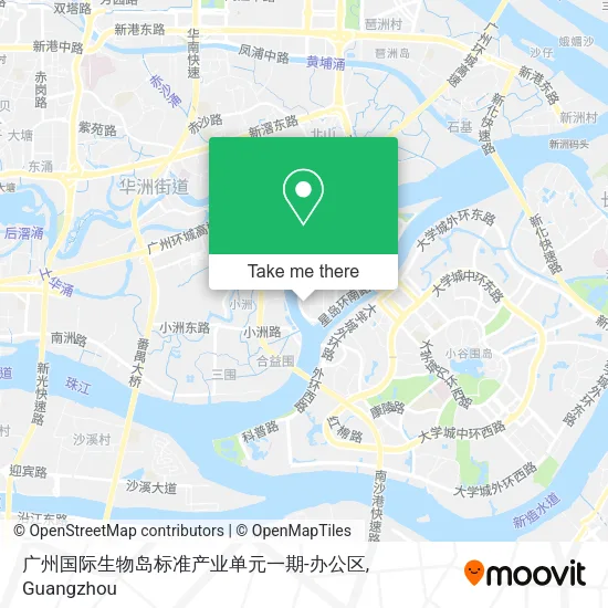 广州国际生物岛标准产业单元一期-办公区 map