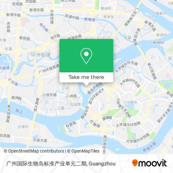 广州国际生物岛标准产业单元二期 map