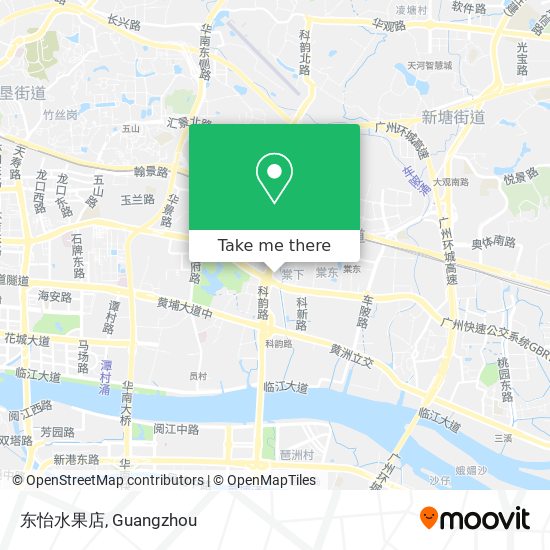 东怡水果店 map