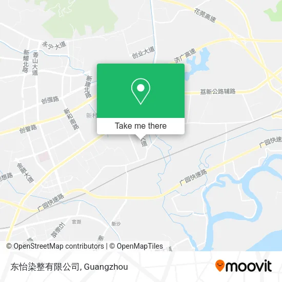 东怡染整有限公司 map