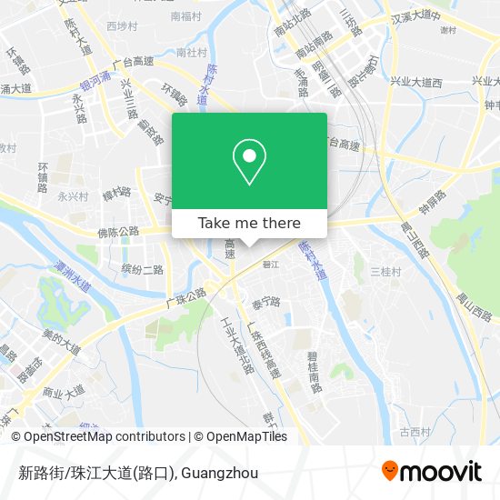新路街/珠江大道(路口) map