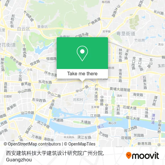 西安建筑科技大学建筑设计研究院广州分院 map