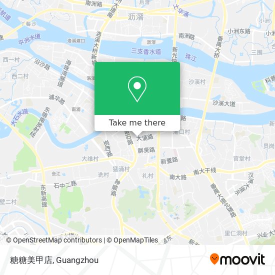 糖糖美甲店 map