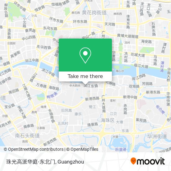 珠光高派华庭-东北门 map