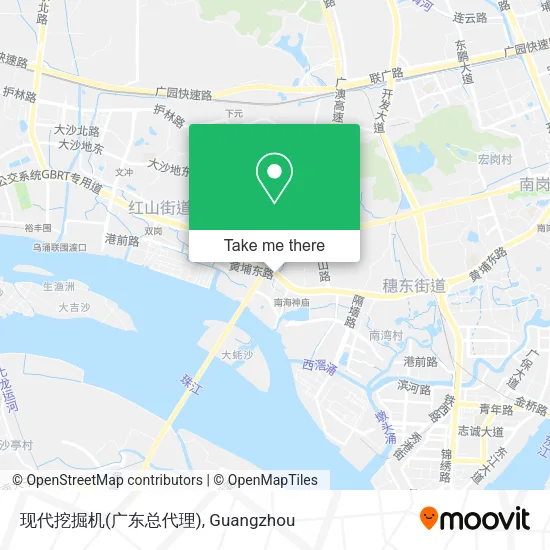 现代挖掘机(广东总代理) map